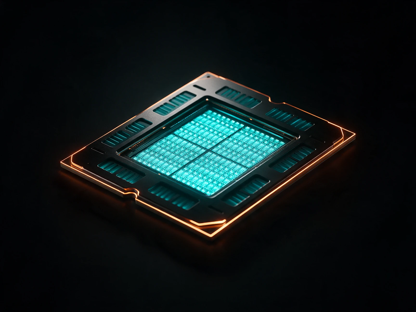 A machined compute core