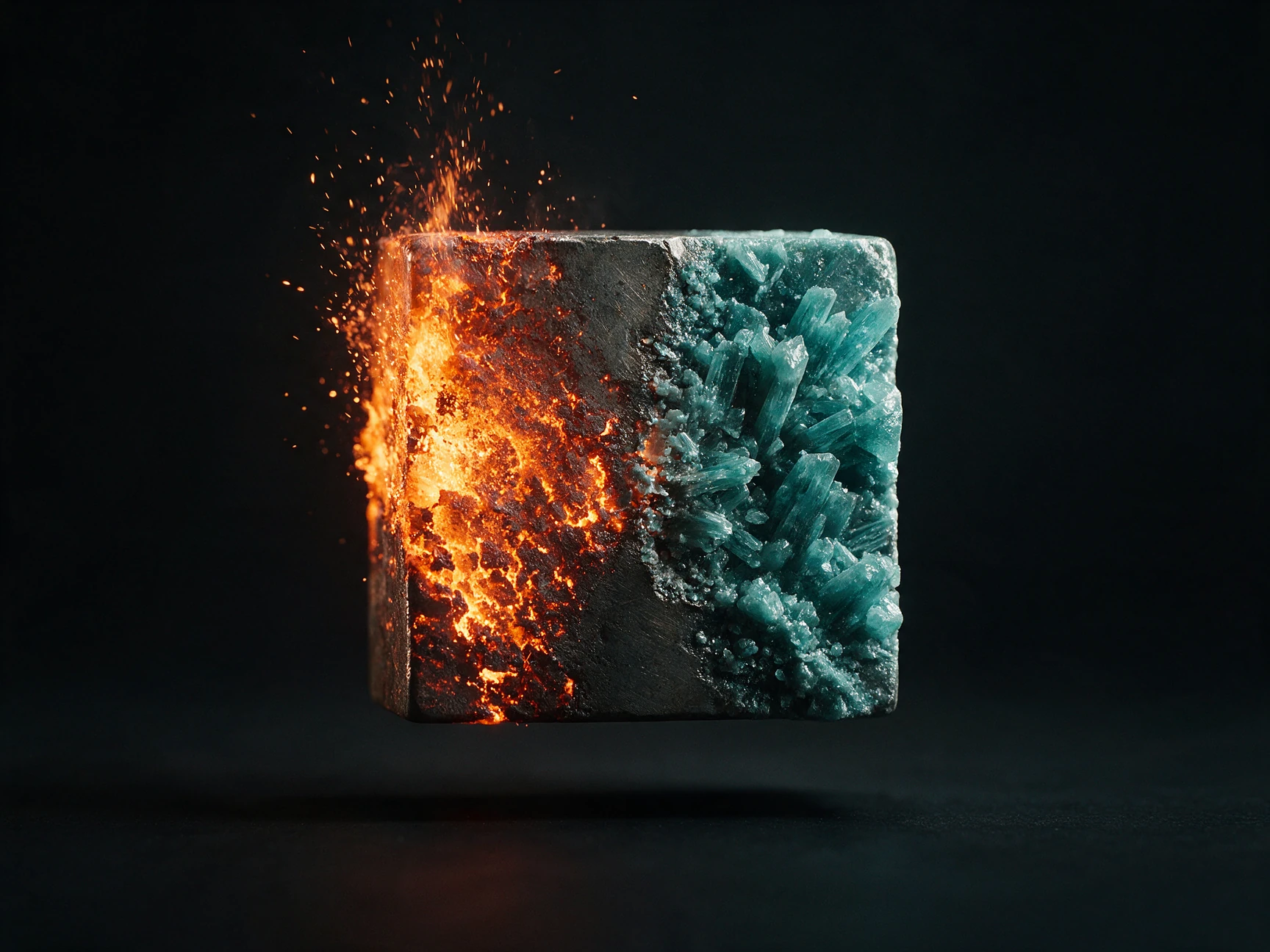 Burn on one face, mint on the other